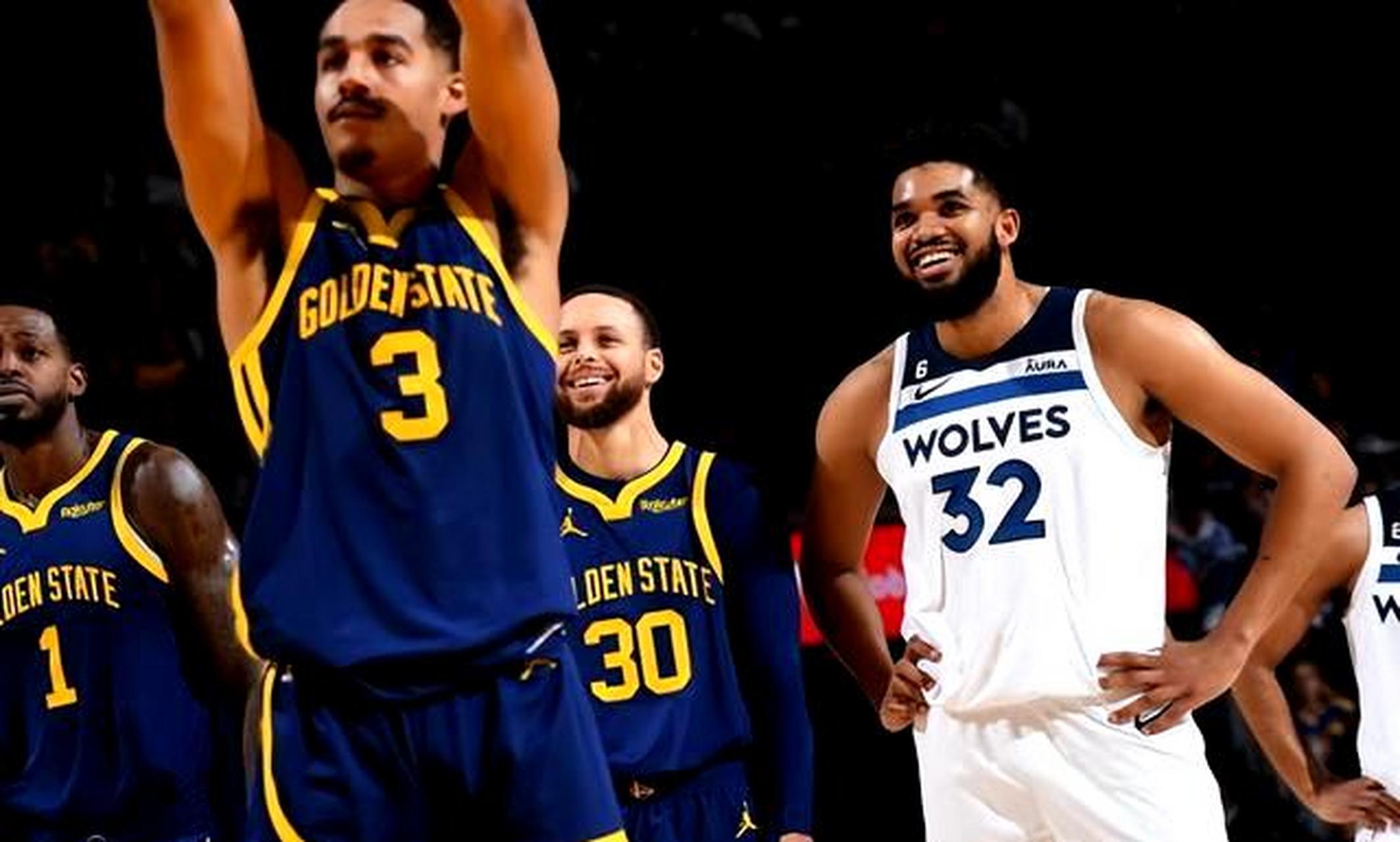 勇士胜森林狼，库里连续砍下+得分